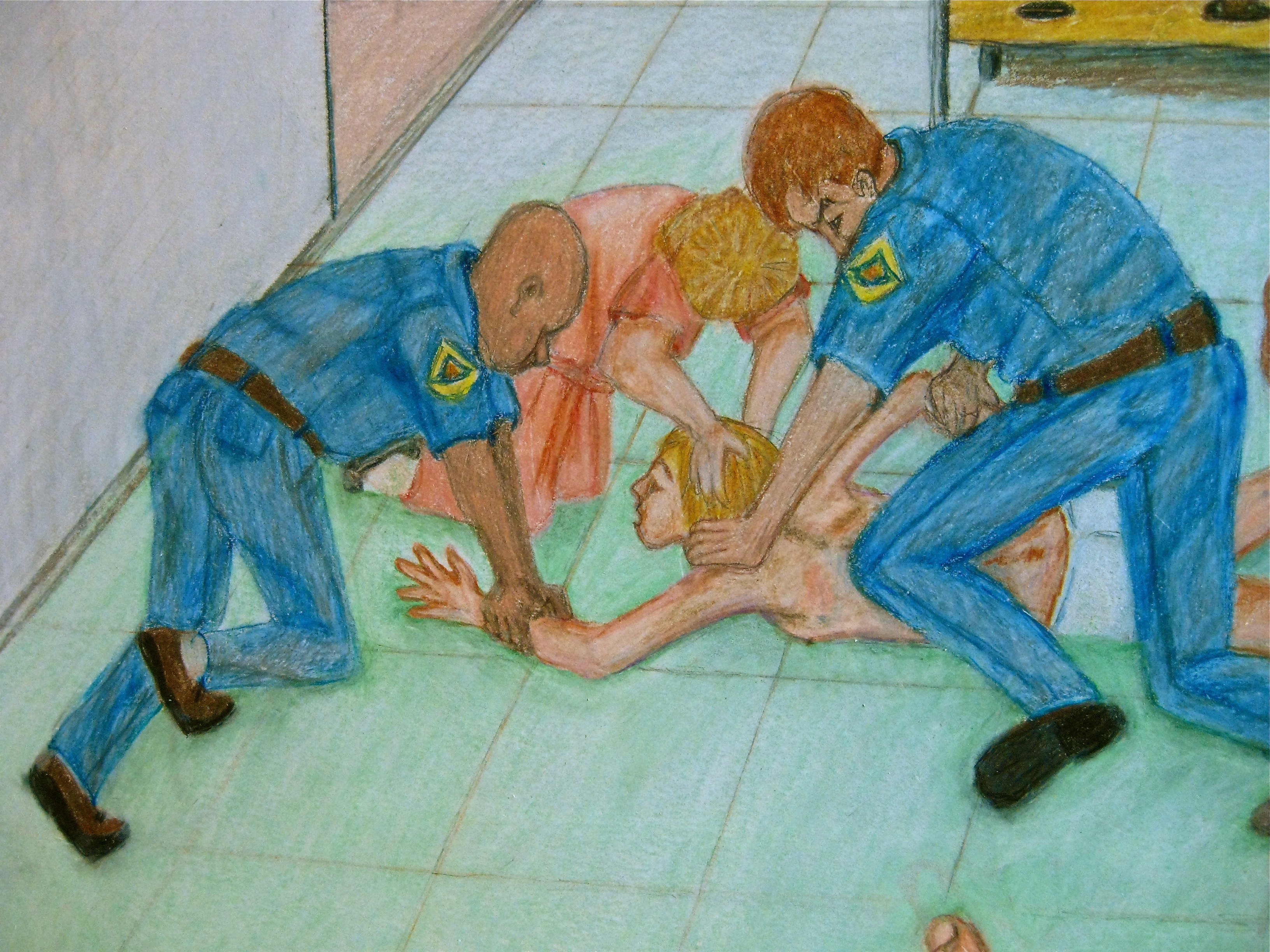 Detail of Restraints drawing: me