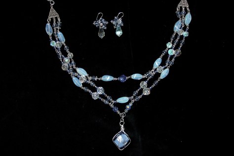 Wedding Necklace with Murano Bead