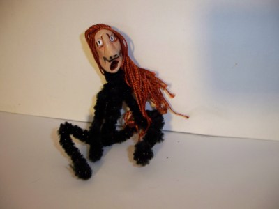 Beatnik Bob- therapy puppet/doll from 4-6 inches high, like the others.