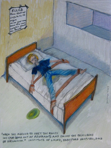 Look at the Caption and the Sign on the wall, both are important! This really happened...