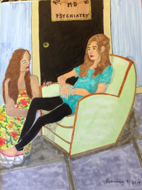 So she is seeing a psychiatrist....He holds her future in his hands. If he prescribes medications she could be impaired for life..