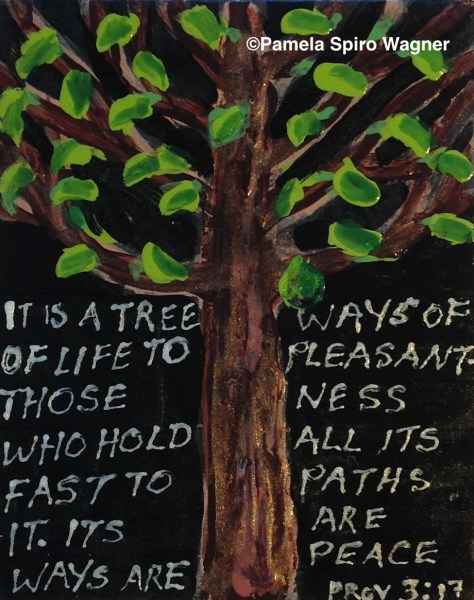 Tree Of LIfe with quote from Proverbs 