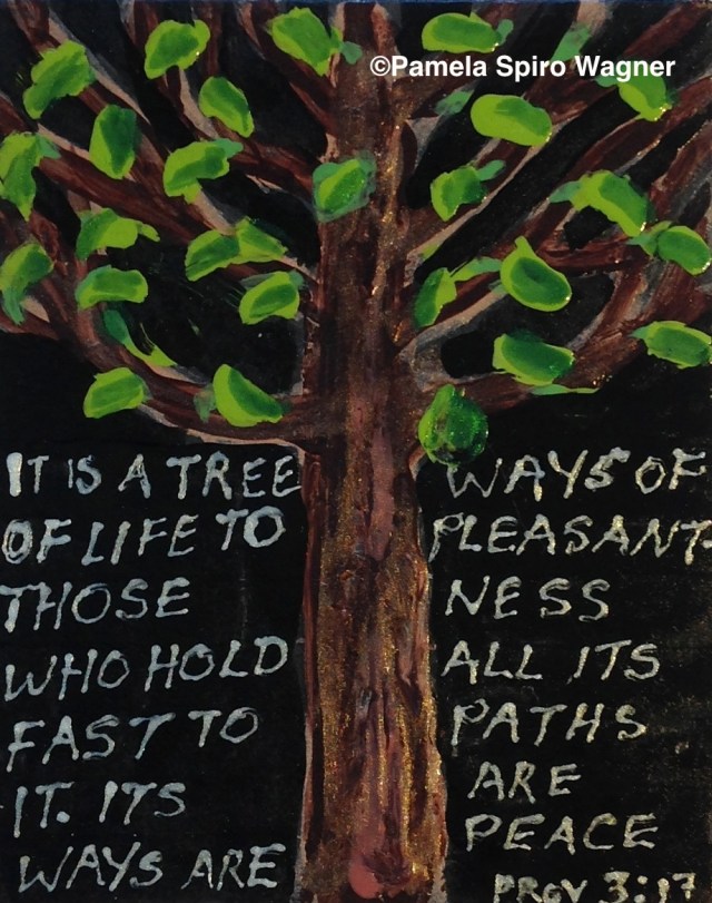 Tree Of LIfe with quote from Proverbs 