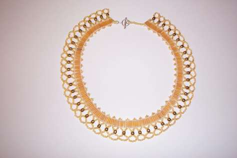 Goldlace Netting necklace