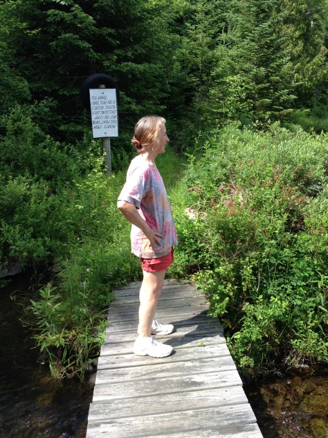 Steffie at the state park
