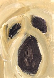 Ghostly Face Trading Card