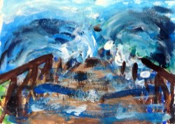 Water over the Bridge (a play on the notion that the past should be "water under the bridge.")