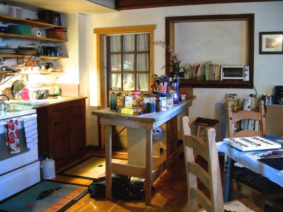 Carriage House Kitchen area summer 2014