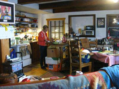 Cooking up a storm with T=day leftovers, nov 2014