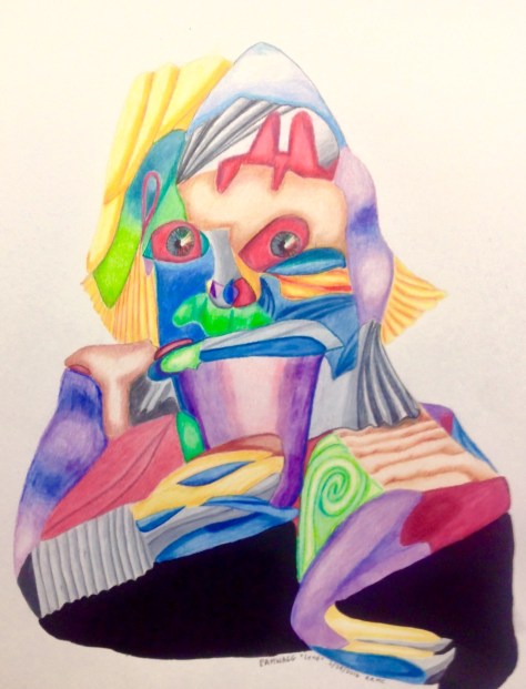 Fractured Portrait of Lene