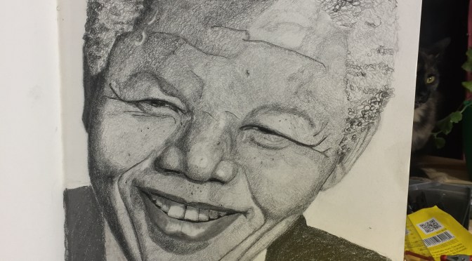 Portrait of Nelson Mandela