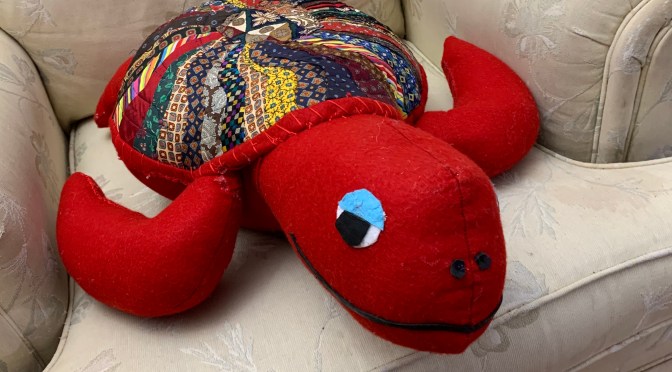 Stuffed Necktie Turtle
