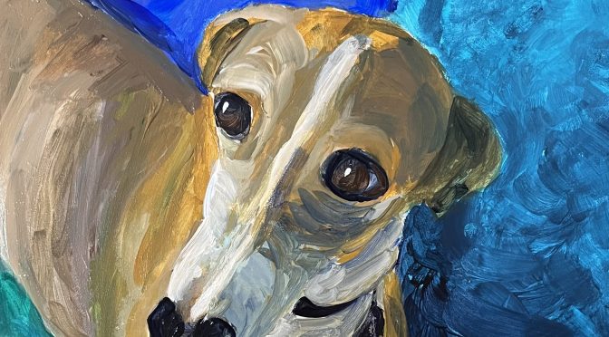 NEW DOG PORTRAIT-ITALIAN GREYHOUND